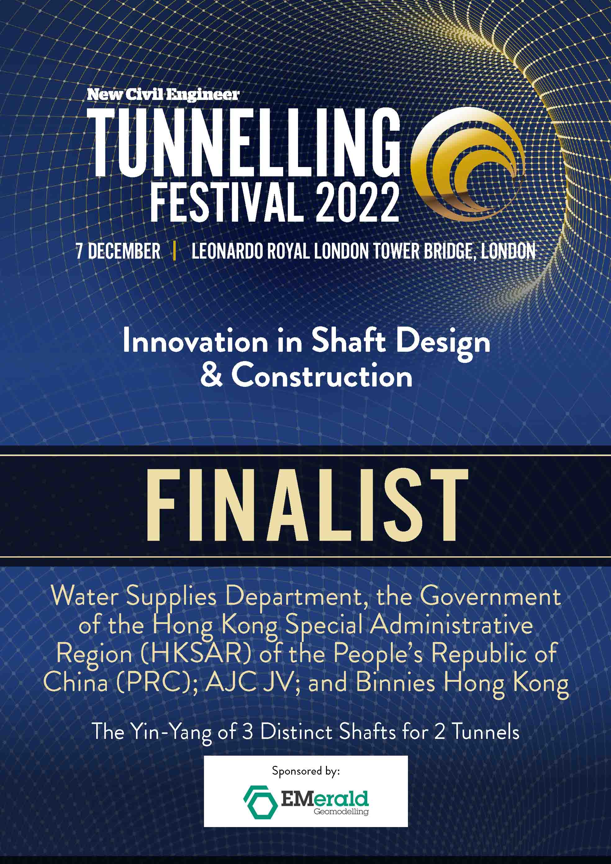 Innovation in Shaft Design & Construction<br/>New Civil Engineer Tunnelling Festival 2022
